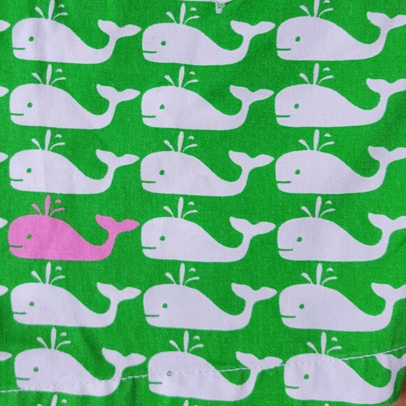 MacBeth Collection by Margaret Josephs "Oh Whale" Cotton Jean Shorts - S - Picture 11 of 12